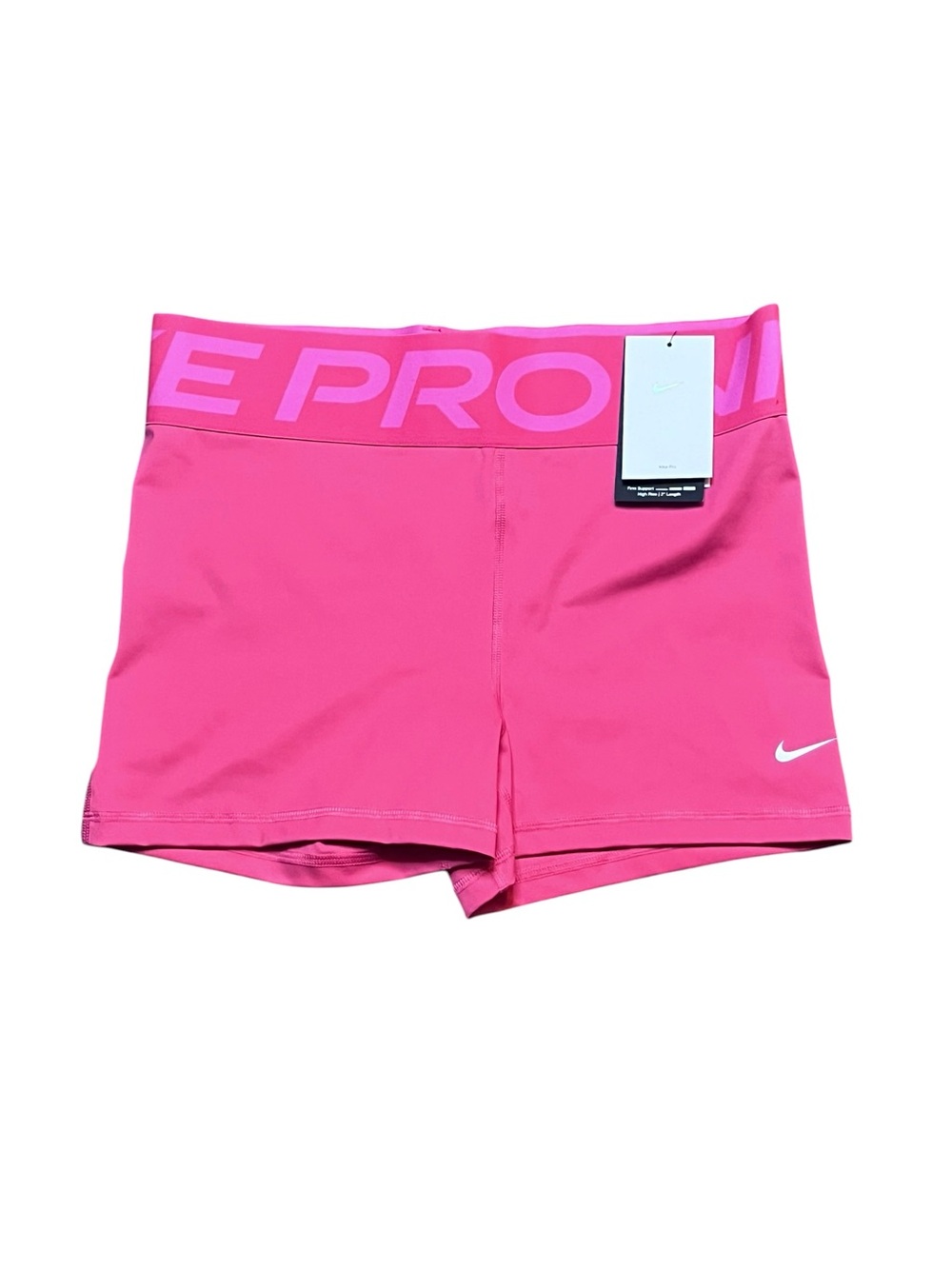 Nike Pro Sculpt Women’s Large High Waisted Shorts 3" Aster Pink